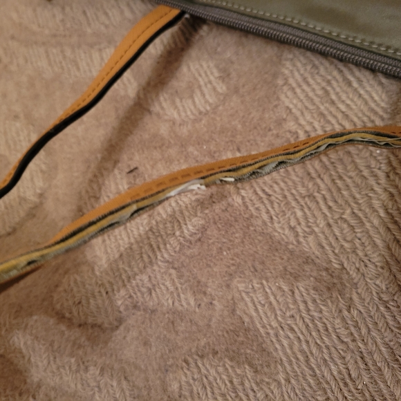 Michael Kors Olive Green Vinyl Tote Bag - Picture 7 of 7